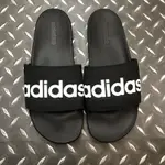 黑白 ADIDAS ADILETTE COMFORT 拖鞋