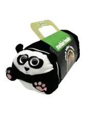 "Black and White Panda Plush Tablet Holder Pillow - Your Perfect Travel Company