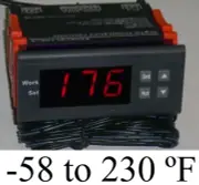 Fahrenheit Digital Temperature Controller Beer Brewing Thermostat supplies Kits