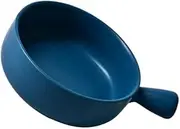 Pack Round Baking Plate Ceramic Fruit Salad Serving Tray Handle Kitchen Supplies High Temp Resistant Dishwasher Safe for Home or Bakery