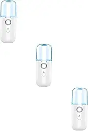 3pcs Mini Handheld Beauty Instrument Portable Face Humidifier Face for Water Replenishment Nano Spray for Lady's Skin Random Style