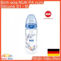 在飛比找蝦皮購物優惠-Nuk PA 300ml 矽膠奶嘴瓶 S1 - M