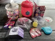 COMPLETE SET Magic Mixies Mixlings ZLEEP Crystal Woods Sleep Pink Bunny Cauldron