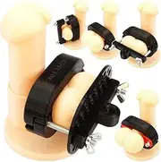 CBT BDSM German Grip-MAX-Ranger, Scrotum-CLAMP Clamp Ring Crusher Harness Set Erection Cage Testicle Scrotum European by Nova Lux