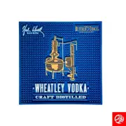 Buffalo Trace Wheatley Vodka Service well Mat 12x12 HEAVY DUTY Home bar