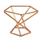 Beauty Egg Box Rhombus Shape Ventilation Egg Powder Puff Display Stand Carbon