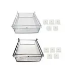Sliding Under Shelf Storage Organizer Dustproof for Cabinet Bedroom Closet
