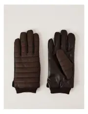 [Blaq] Classic Quilted Glove in Brown