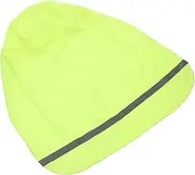 FOYTOKI 4pcs Sports Turban Hat Hats Long-tail Hard Hat Cap Reflective Cycling Headscarf Long-tail Cycling Hat Safety Cycling Headscarf Hard Hat Sweatproof Liners Yellow Milk Silk