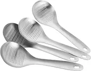 UTHCLO 4pc Set Stainless Steel Ginger Spoon Grater Vegetable Zester Cheese Chocolate Grater Garlic Press Kitchen Utensil