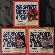 Workman Publishing 365 Sports Facts A Year 1992, 1994, 1995