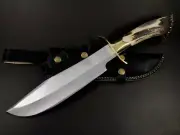 Inglorious Basterds Replica Bowie Knife, Handmade D2 Steel Movie Replica Bowie,
