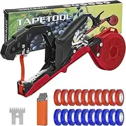 RUKHOOL Upgraded Plant Tying Machine Gun to Tie Up Vine Tomatoes and Grapes Quickly Garden Tape Tool for Gardeners Farmers with SK5 Blade Replacement Garden Tapes and Staples