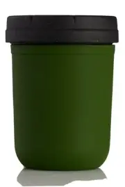 silicone sleeve mason jar With Child Resistant Lid 8oz Mason Jar Included