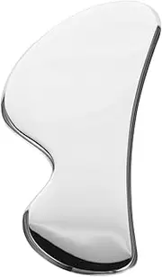 OATIPHO 1pc Durable Stainless Steel Scraping Plate for Facial Massage Tool for Face Neck Relaxation for and present