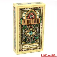 在飛比找露天拍賣優惠-【小新桌遊】英文 Tattoo Tarot Ink Intu