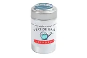 J Herbin: Tin of 6 International Cartridges - Vert de Gris