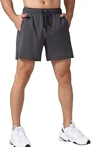 [Generic] Men Sports Shorts with Pockets Quick Dry Basket Running Cycling Fitn Shorts
