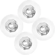 Gadpiparty 4pcs Earring Backings Soft Silicone Stud Earrings Backs Comfortable Jewelry Findings for Sensitive Ears Anti-Drop Ear Back Support