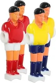 4pcs Football Machine Doll Players Figures Parts Bot Football Games Tabletop Player Table for Indoor Soccer Soft Foosball Figure Foosball Table Parts PVC