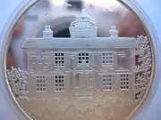 1-OZ.999 SILVER YAQUINA DUNGEON BAY LIGHTHOUSE DEADLIEST CATCH LOCATION + GOLD
