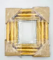 New Antique Original Gold Gilt Wooden Frame 17.5" x 16" x 1.75"