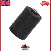 50g Roll of Black Bagpipe Hemp - Ideal for Practice Chanter Reeds, Not Waxed