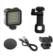 Lockmaner Mini RGB Full Color Fill Light Diving 30M LED Beauty Portable Phone Live Broadcast Lighting Light Camera Pocket Light,B