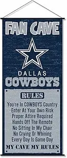 WinCraft Dallas Cowboys Man Cave Fan Banner Wall Door Scroll