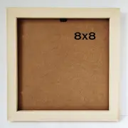 8x8 Photo Frame Solid Wood Square Picture Frame. 8x8, wood