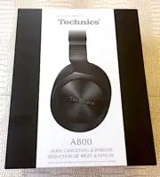 Brand New Sealed Technics EAH-A800 Wireless Noise Cancelling Headphones (Black)