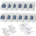12 x Vacuum Cleaner Bags For FIT Miele FJM 3D GN S2 S5 S8 S5211 S5210, C2 C3 NEW