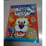 STICKER FUN TIGER'S SNAPPY STICKER BOOK 英文 貼紙本💮