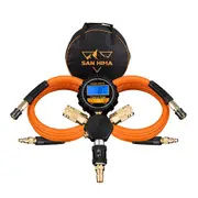San Hima 2-Way Digital Tyre Inflator 250 PSI Car Air Compressor Tire Gauge Hose
