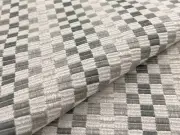 Kravet Couture Checkerboard Weave Fabric- Vernazza / Pewter 3.40 yds 35766.106