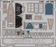 Eduard Models Colour PE for 1/48 Supermarine Spitfire Mk.I for Tamiya kit
