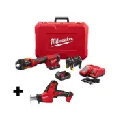 Milwaukee Short Throw PEX Press Tool Kit w/ Viega PureFlow + HACKZALL 18V Li-Ion