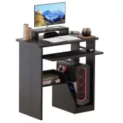 Home Office Computer Desk with Monitor Stand Keyboard Tray 29.5 Inch Study Wr...