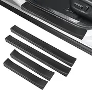 Door Sill Protector, Anti-Scratch Car Door Protection Compatible with Toyota RAV4 Hybrid, RAV4 Prime, RAV4-4 Door Set, Black