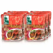 Mak Nyonya Instant Rendang Sauce X6 Ready-To-Cook Dry Curry Paste, Free Shipping
