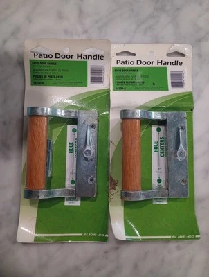 2 Replacement Patio Door Handle Sliding Glass Latch Wood Bla