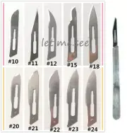 Sterile Surgical Scalpel Blades Dental Medical Disposable #10 - #24 Instruments