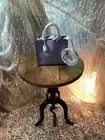 Marc Jacobs GRIND TOTE BAG $395 LAVENDER LEATHER AUTHENTIC NWT