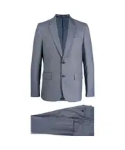 single-breasted wool suit 56,52,54 Grey