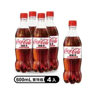 在飛比找momo購物網優惠-【Coca-Cola 可口可樂】纖維+ 寶特瓶600ml x