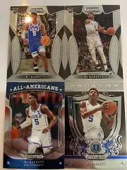 2019-20 Panini Prizm Draft Picks RJ Barrett 4 Card RC Rookie Lot Base + Inserts