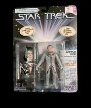 Star Trek Unopened 1997 Captain Kirk and Data with Collector Card Bundle