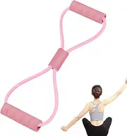 Exercise Bands with Handles, Non Slip Tear Resistant Stretch Bands - Versatile Workout Equipment for Hands to Arms Back Legs Buttocks