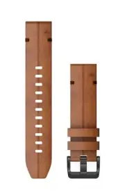 Garmin 010-12863-05 QuickFit 22 mm Chestnut Leather Replacement Watch Band