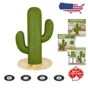 Modern Scratching Post for Cats - Sturdy 27.55" Lambswool & Jute Structure
